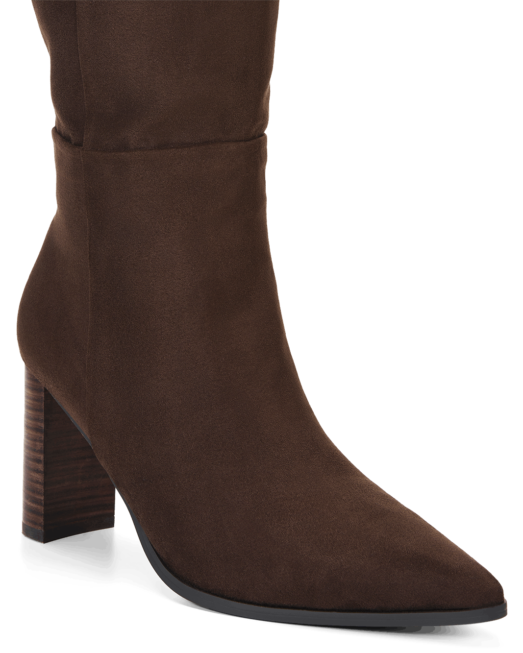 MELINA CURVE - DARK CACAO SUEDE