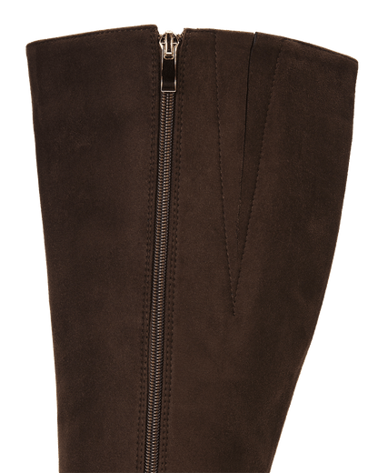 MELINA CURVE - DARK CACAO SUEDE