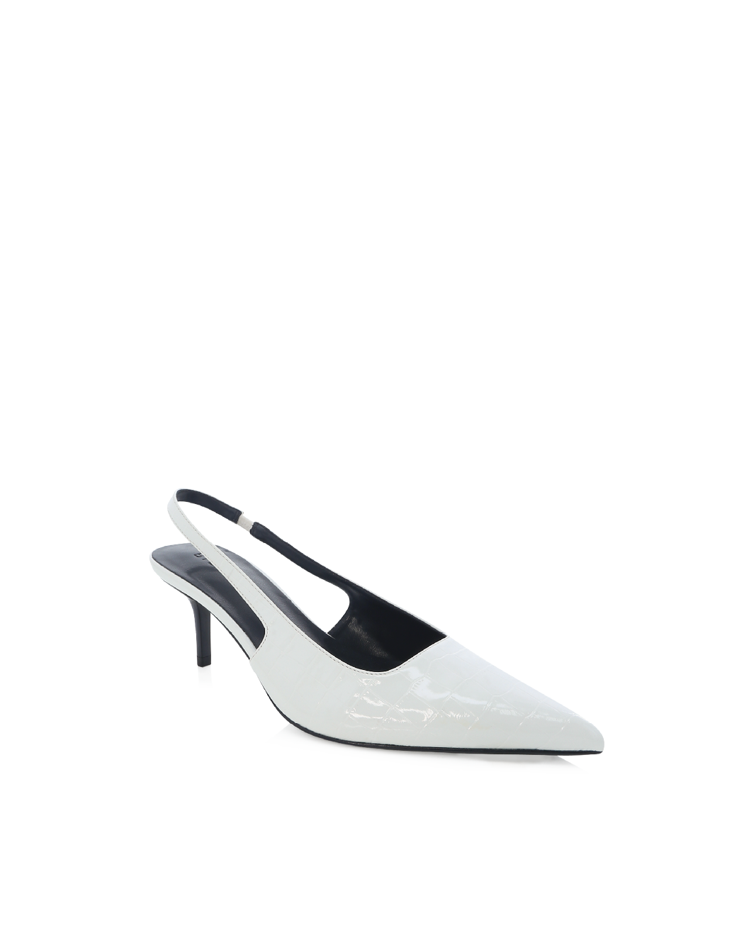 NAVEAH - WHITE PATENT CROC