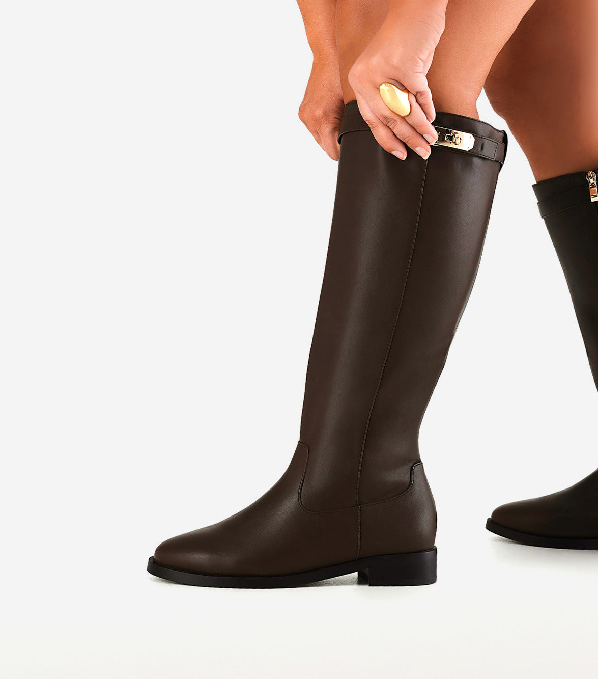 NOEMI EXTENDED CURVE - CHOCOLATE
