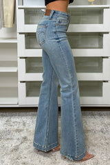 Neasa Mid Rise Flare Judy Blue Jeans (Medium)
