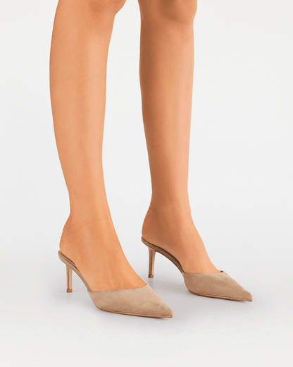 OFELIA - WARM TAUPE SUEDE