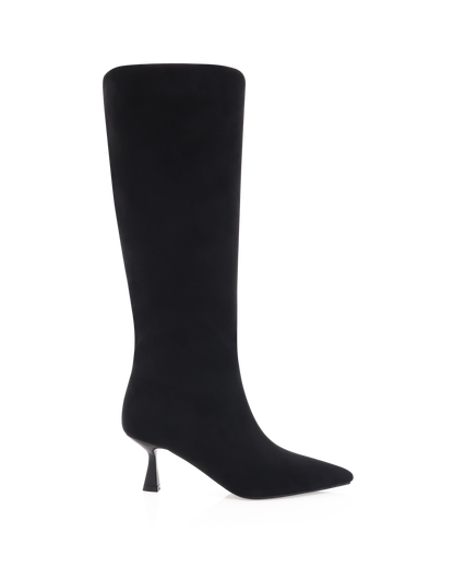 PORTIE - BLACK SUEDE