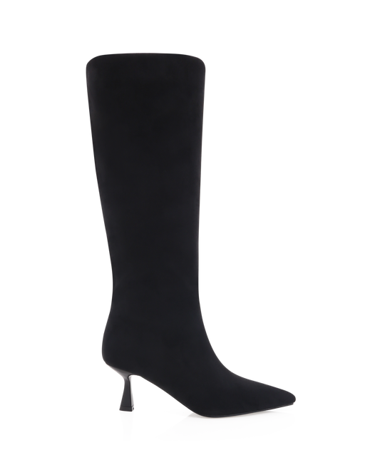 PORTIE - BLACK SUEDE