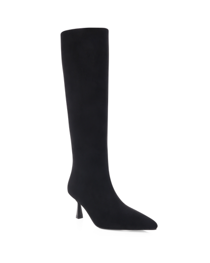 PORTIE - BLACK SUEDE