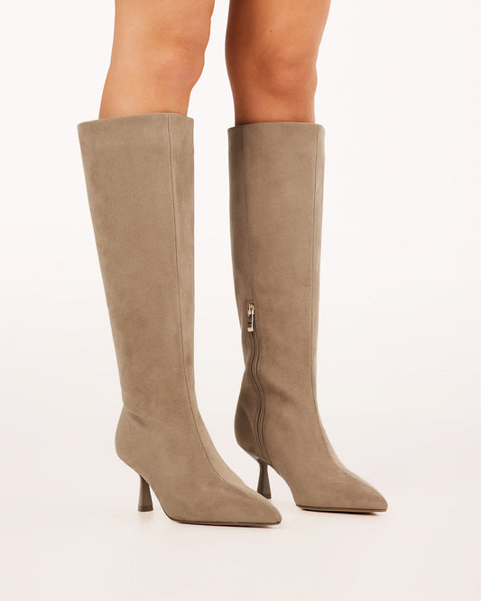 PORTIE - STONE SUEDE