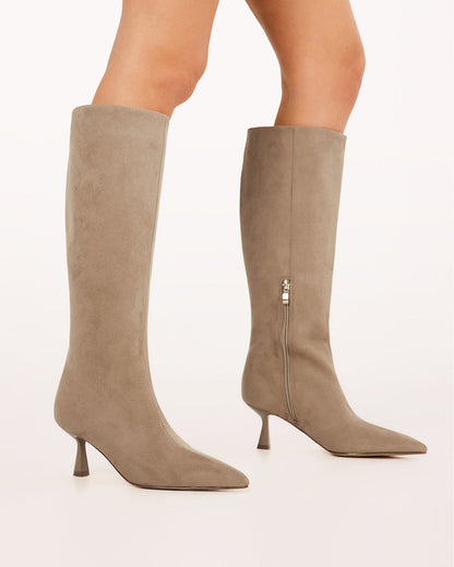 PORTIE - STONE SUEDE