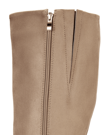PORTIE EXTENDED CURVE - STONE SUEDE