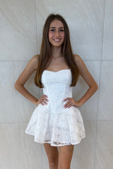 Lennon Mini Dress - White