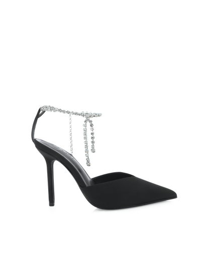 QARA - BLACK SATIN