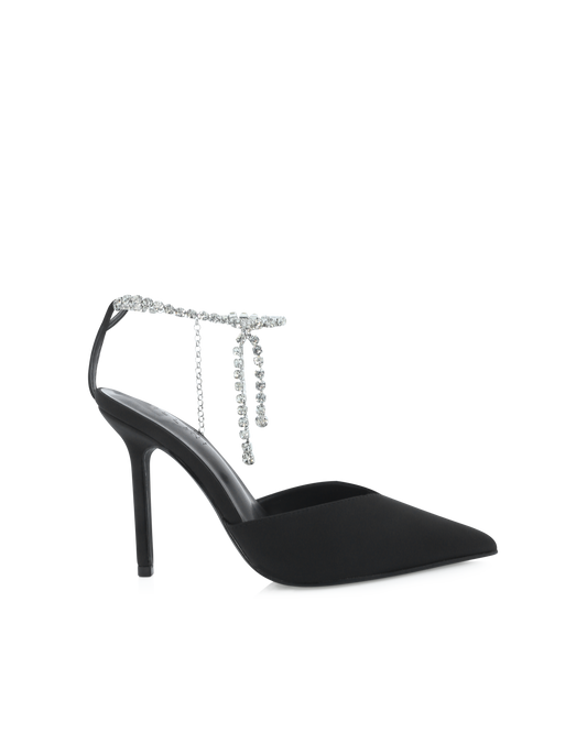 QARA - BLACK SATIN