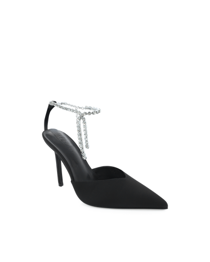 QARA - BLACK SATIN