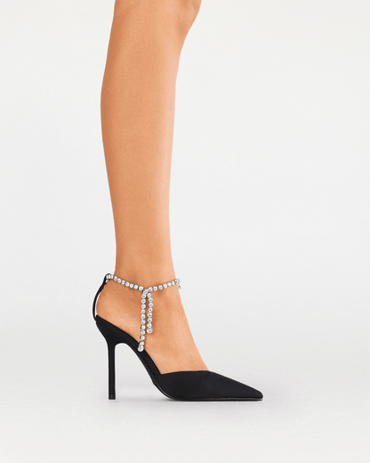 QARA - BLACK SATIN