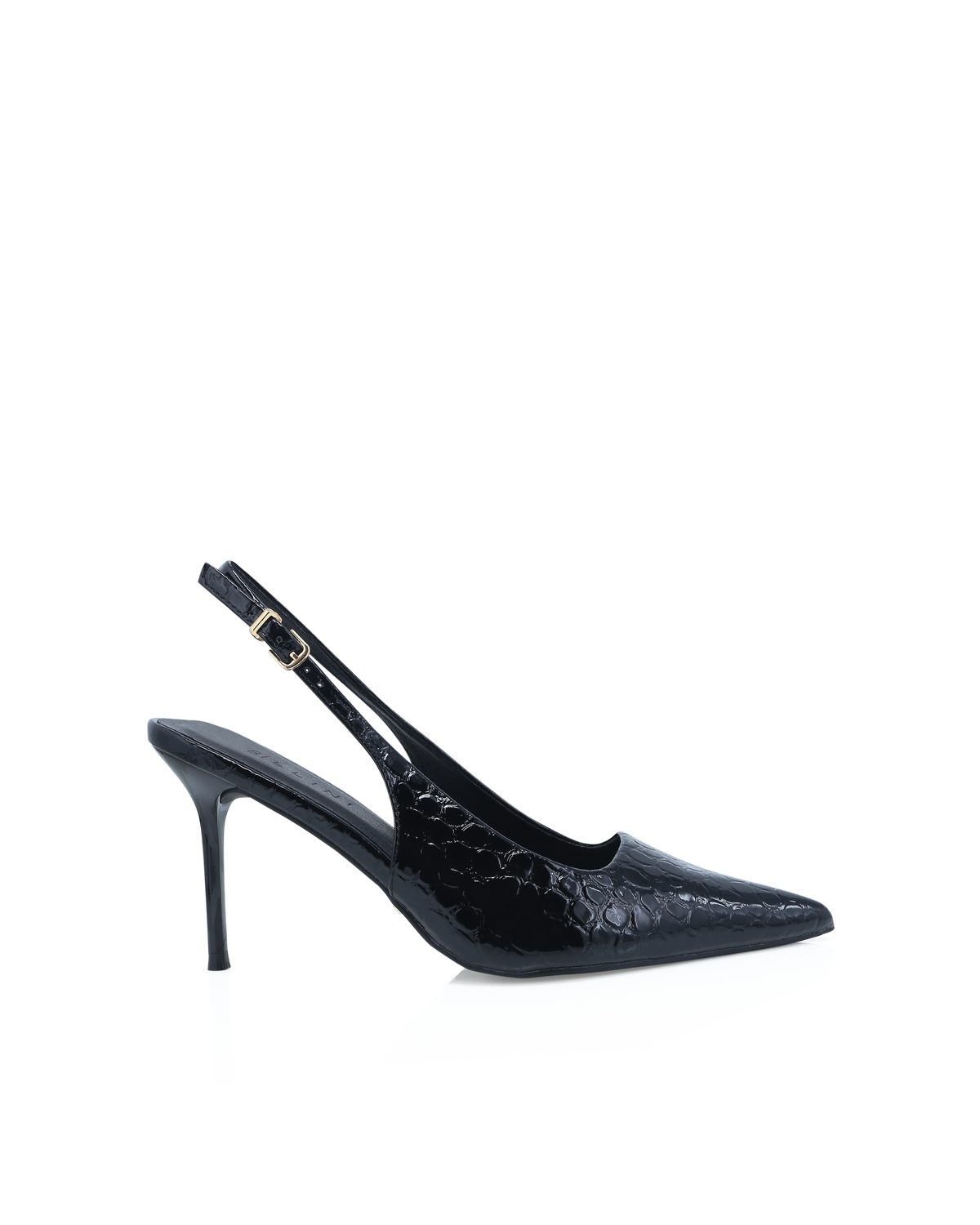 ROONEY - BLACK GLOSS CROC