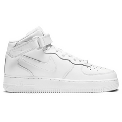 Nike Big Kids' Air Force 1 Mid White Shoes DH2933-111