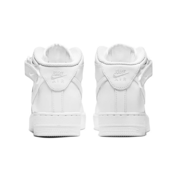 Nike Big Kids' Air Force 1 Mid White Shoes DH2933-111