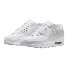Nike Big Kids'  Air Max 90 Shoes – White/Metallic Silver HF6358-102