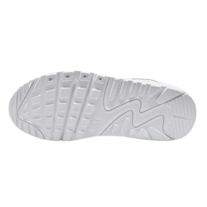Nike Big Kids'  Air Max 90 Shoes – White/Metallic Silver HF6358-102