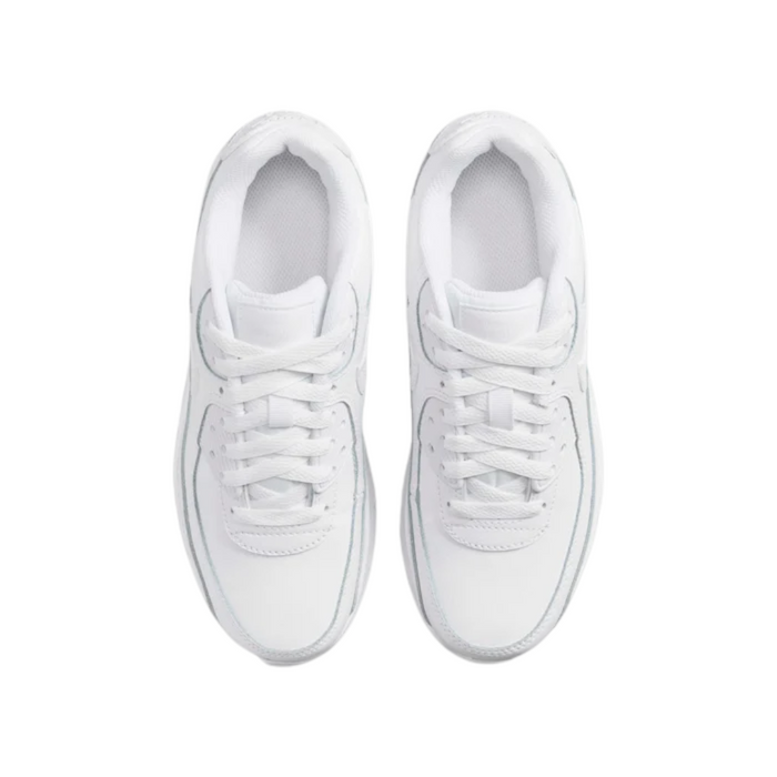 Nike Big Kids'  Air Max 90 Shoes – White/Metallic Silver HF6358-102