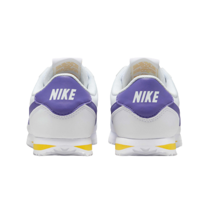 Nike Big Kids' Cortez Shoes – White/Purple DM0950-105