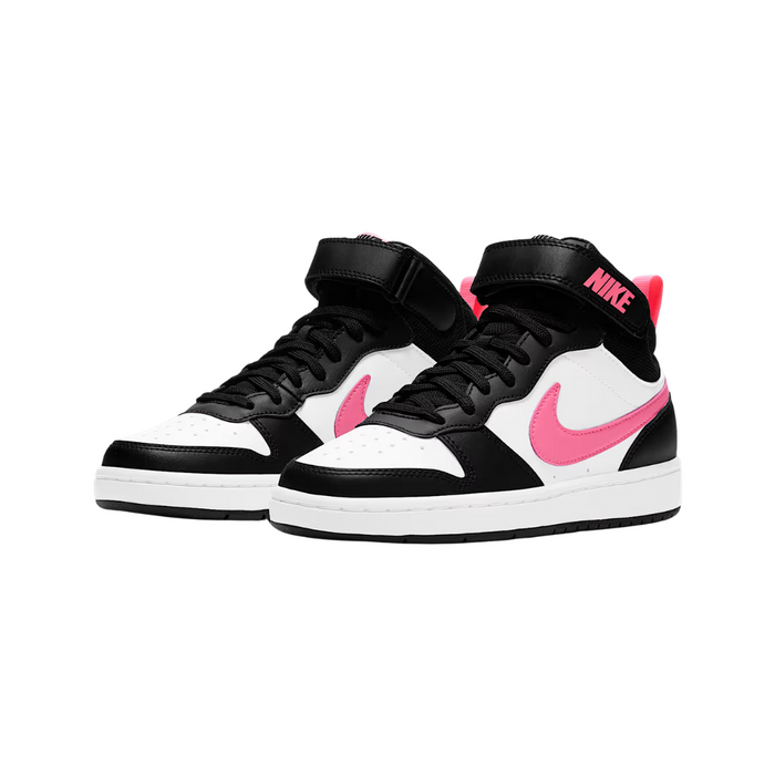 Nike Big Kids' Court Borough Mid 2 Shoes CD7782-005