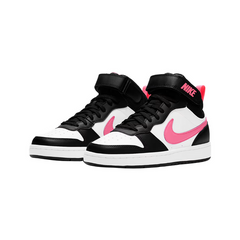 Nike Big Kids' Court Borough Mid 2 Shoes CD7782-005