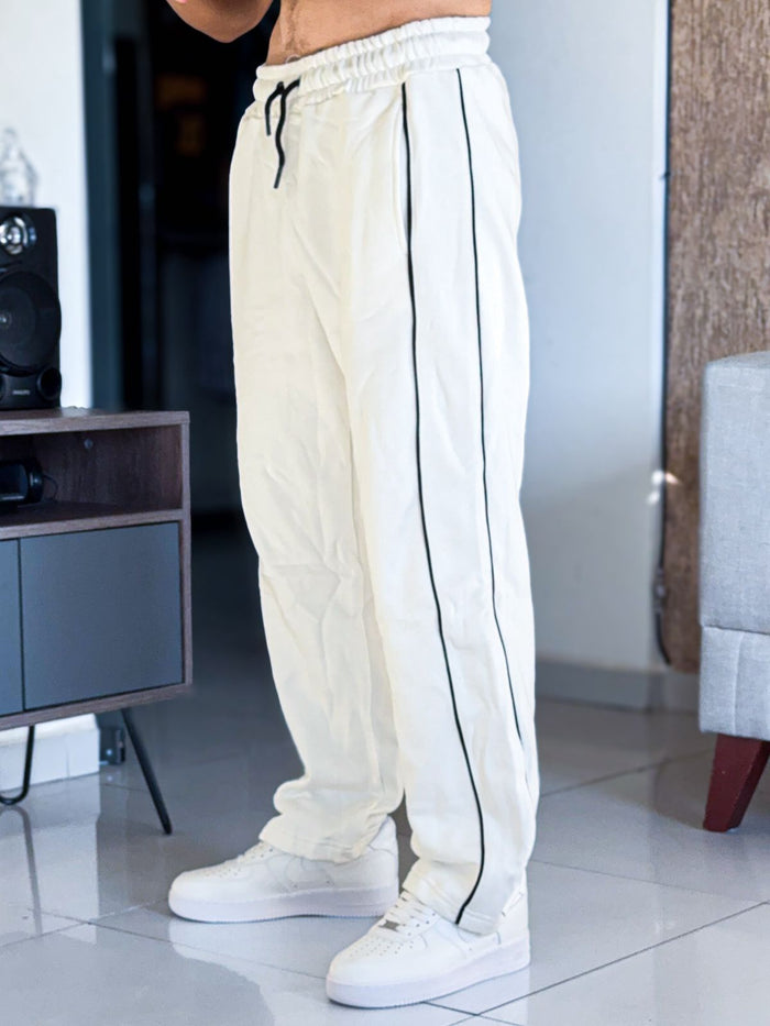 Buso Baggy Premium Blanco perla con venas Negras, Frizado