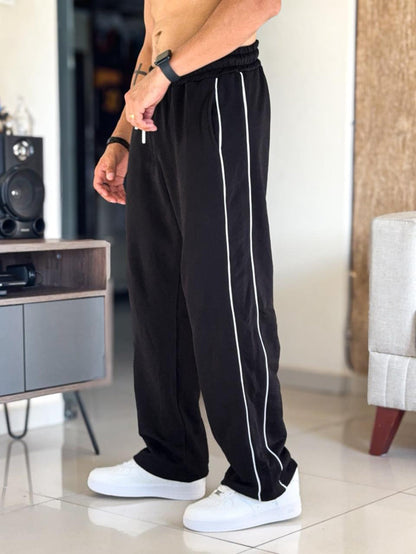 Buso Baggy Premium Negro con Venas Blancas, Frizado