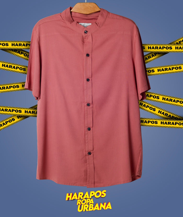 Camisa basica palo de rosa entera
