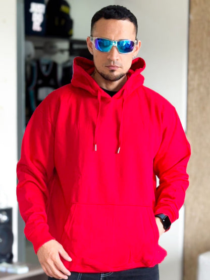 Canguro de invierno Frizado Basico Rojo