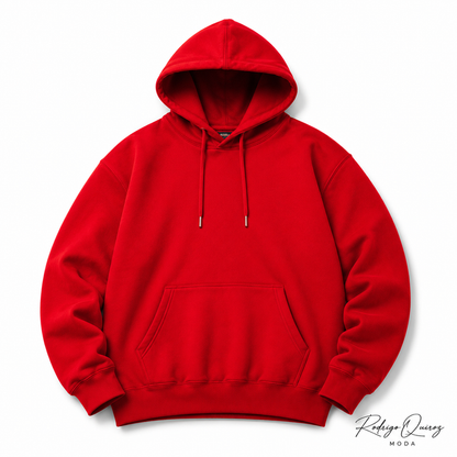 Canguro de invierno Frizado Basico Rojo