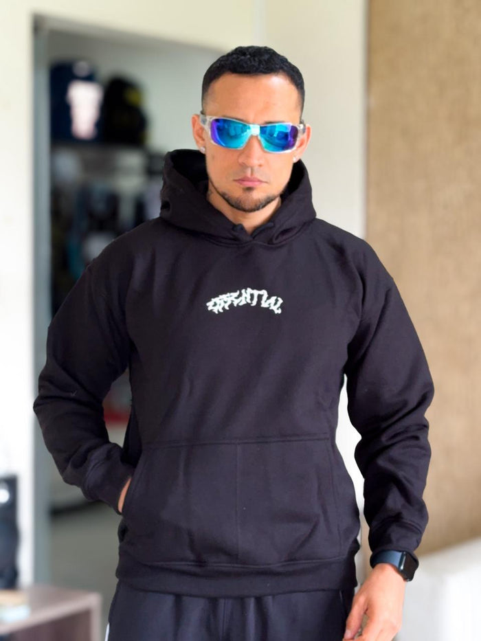 Canguro Oversize Essential Thunder Angel Negro