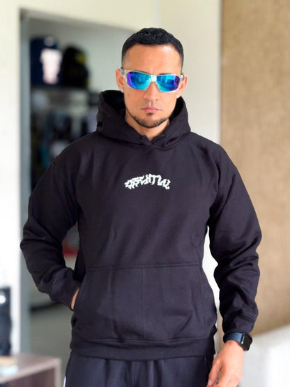 Canguro Oversize Essential Thunder Angel Negro