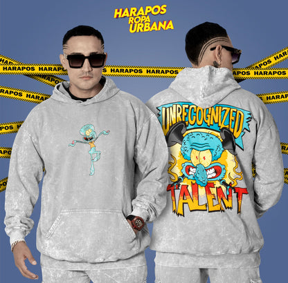 Canguro Vintafe Oversize Calamardo Crazy color Plomo