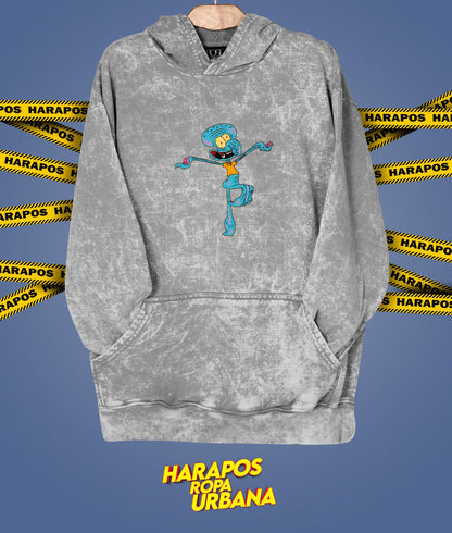 Canguro Vintafe Oversize Calamardo Crazy color Plomo