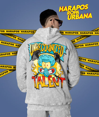 Canguro Vintafe Oversize Calamardo Crazy color Plomo