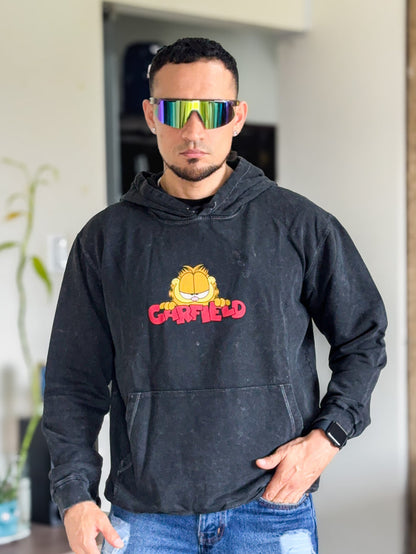 Canguro Vintage Oversize Garfield Big Smile colro Negro Taidai
