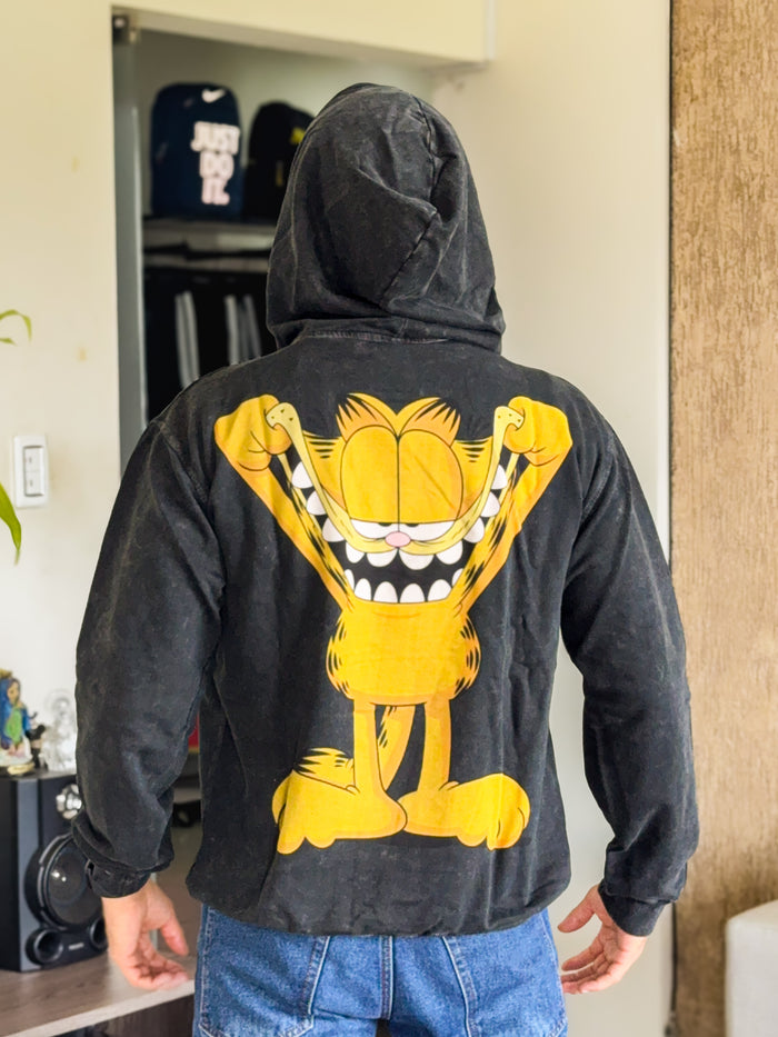 Canguro Vintage Oversize Garfield Big Smile colro Negro Taidai