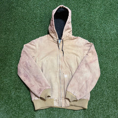 Carhartt Canvas Hoodie Jacket J130 Tan - M