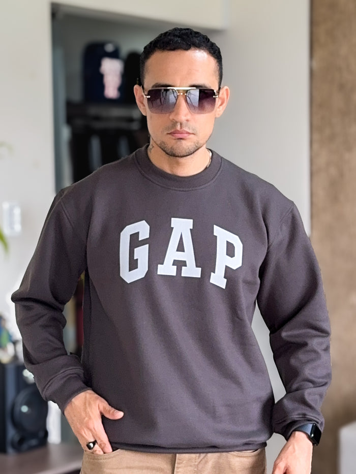 Chompa sudadera GAP Basica color Plomo Gris PREMIUM