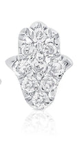 Diamond Hamsa Earring