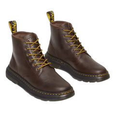Dr. Martens Men's Crewson Crazy Horse Leather Chukka Boots – Dark Brown