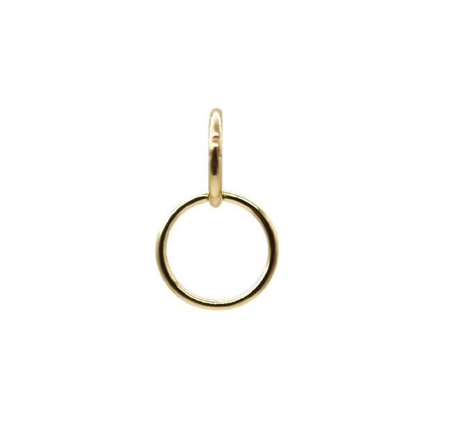 FINAL SALE 14K Gold Double Hoop Earrings