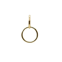 FINAL SALE 14K Gold Double Hoop Earrings