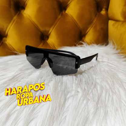Gafas plasticas semi flotantes negras