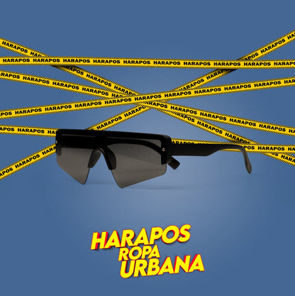 Gafas plasticas semi flotantes negras