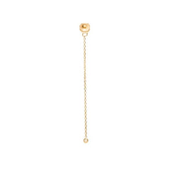 Gold Chain Diamond Earring Back