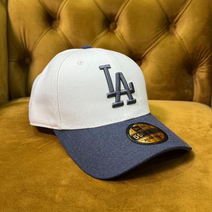 Gorra LA crema con plomo curva