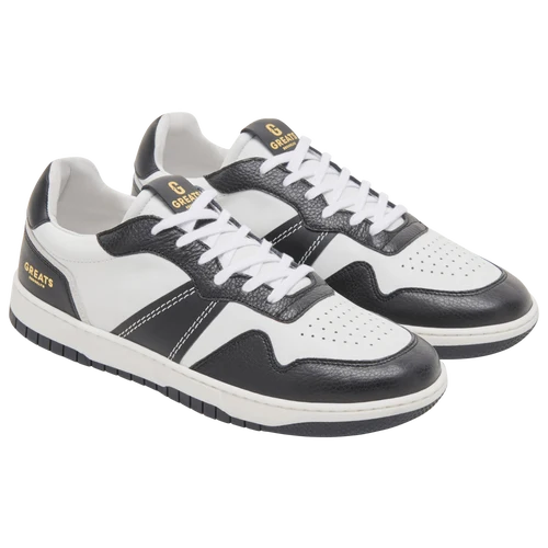 Greats Brooklyn Men's Stuylux Sneakers Black White