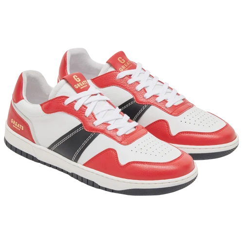 Greats Brooklyn Men's Stuylux Sneakers Red White